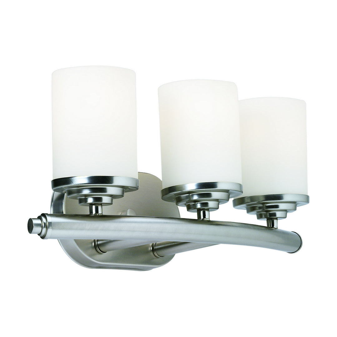 Forte 5105-03-55 Bath Vanity Light 18 in. wide - Brushed Nickel
