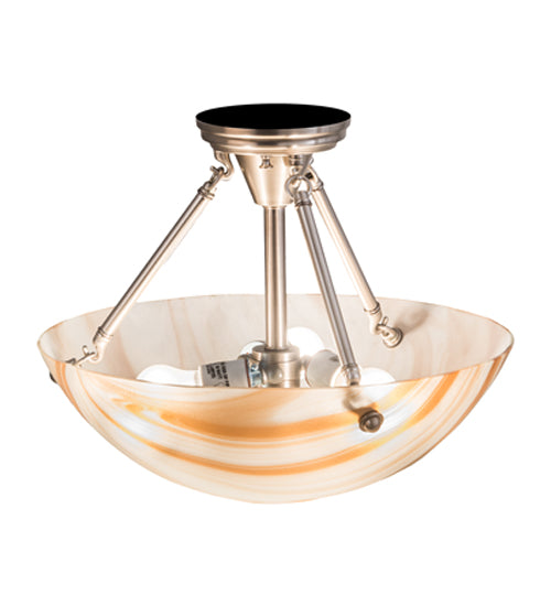 Meyda Tiffany Metro 190546 Ceiling Light - Brushed Nickel