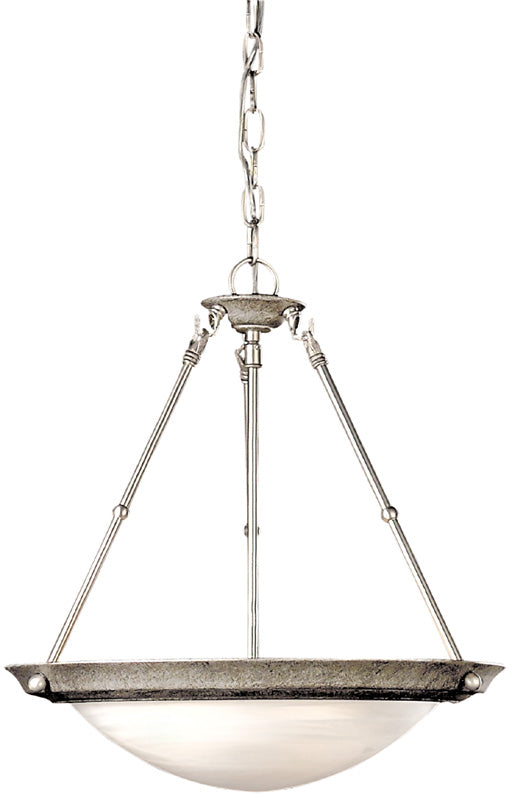 Forte Nickel J 2072-03-95 Pendant Light - Brushed Nickel-River Rock