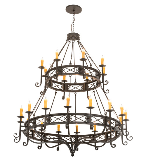 Meyda Tiffany Gina 190675 Chandelier Light - Timeless Bronze