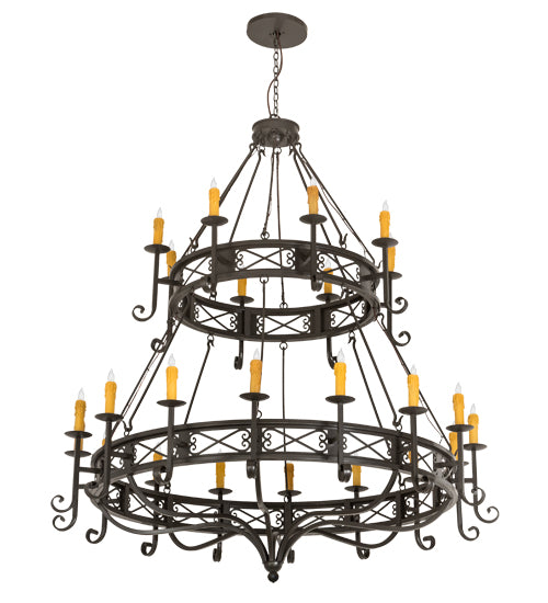 Meyda Tiffany Gina 190675 Chandelier Light - Timeless Bronze