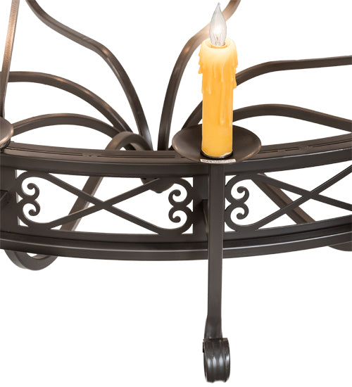 Meyda Tiffany Gina 190675 Chandelier Light - Timeless Bronze
