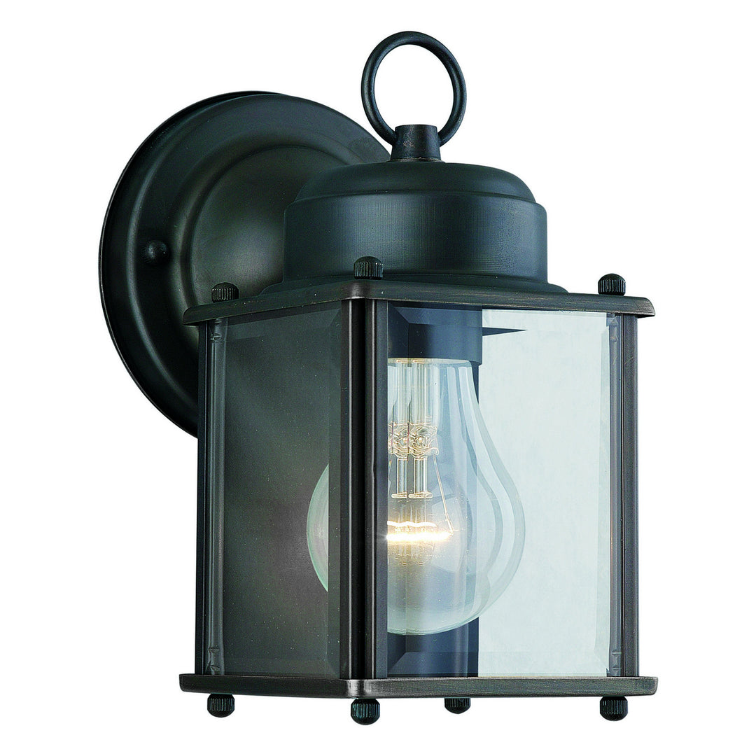 Forte Lighting 1005-14  One Light Outdoor Lantern Outdoor Bronze / Dark