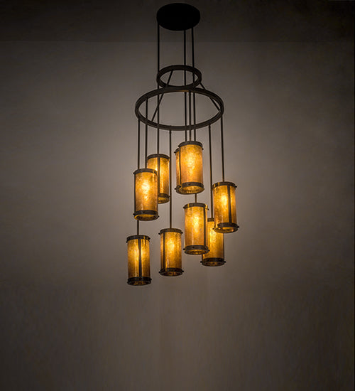 Meyda Tiffany Cartier 190704 Chandelier Light - Timeless Bronze