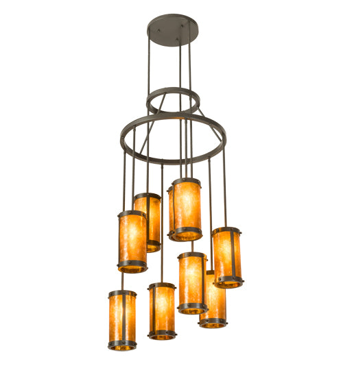 Meyda Tiffany Cartier 190704 Chandelier Light - Timeless Bronze