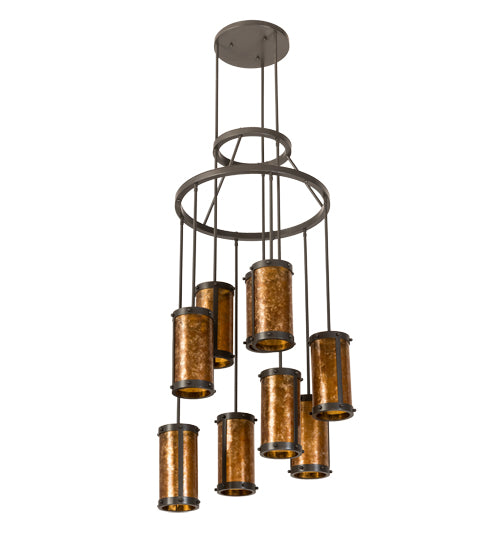 Meyda Tiffany Cartier 190704 Chandelier Light - Timeless Bronze