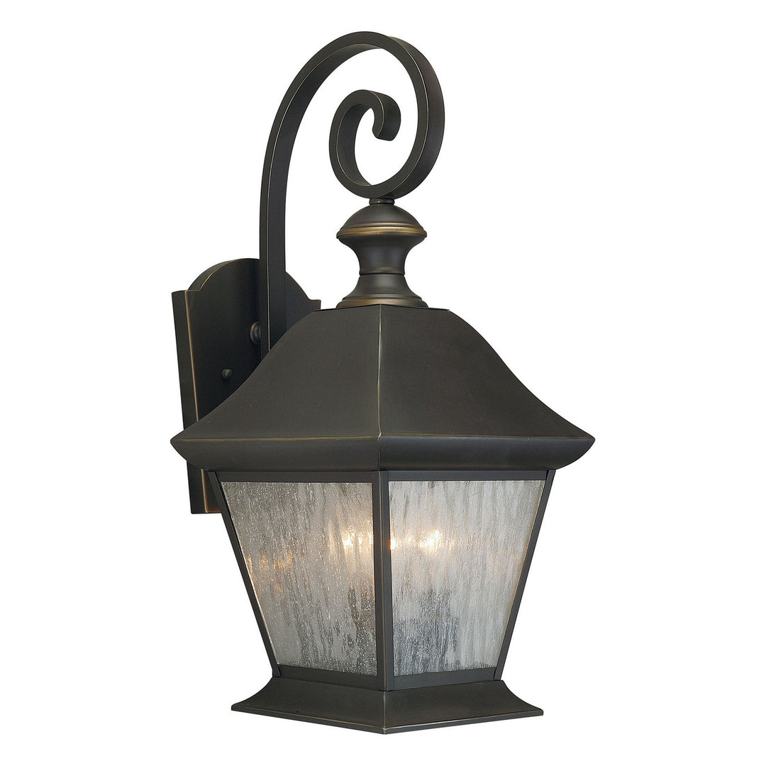 Forte Lighting 1046-03-14  Three Light Outdoor Lantern Outdoor Bronze / Dark