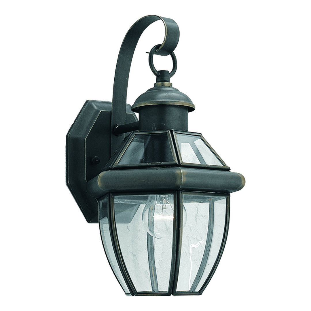 Forte Lighting 1101-01-14  One Light Outdoor Lantern Outdoor Bronze / Dark