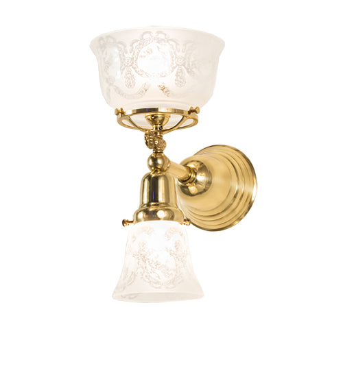 Meyda Tiffany Revival 190753 Wall Light - Polished Brass