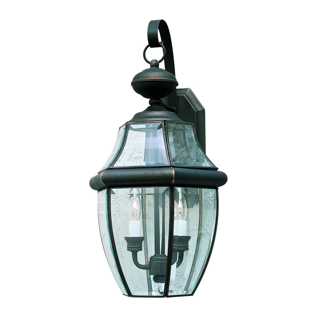 Forte Lighting 1301-02-14  Two Light Outdoor Lantern Outdoor Bronze / Dark