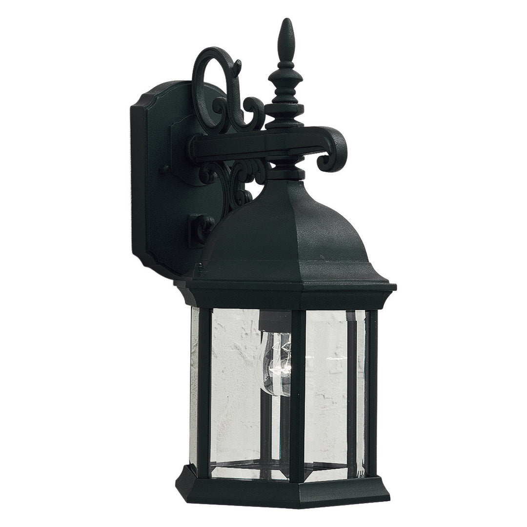 Forte Lighting 1708-01-04  One Light Outdoor Lantern Outdoor Black