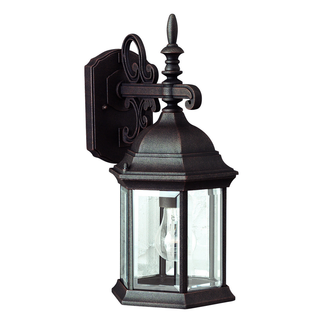 Forte Lighting 1708-01-28  One Light Outdoor Lantern Outdoor Bronze / Dark