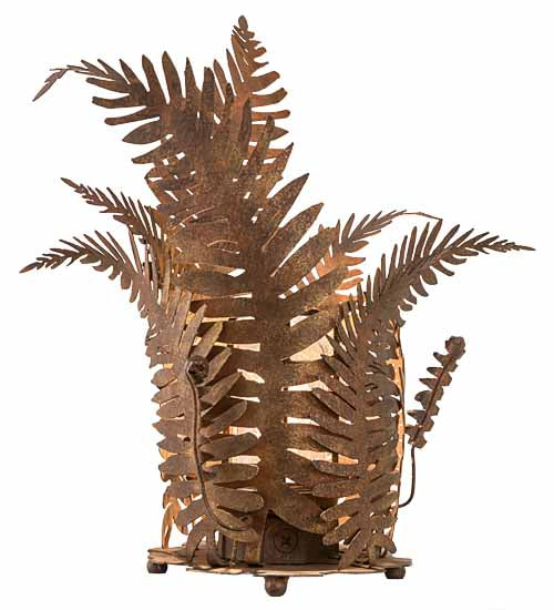 Meyda Tiffany Lighting 190825 Fern One Light Table Lamp Lamp Bronze / Dark