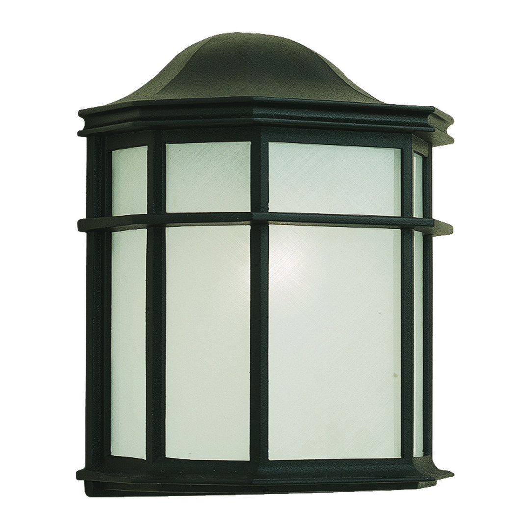 Forte Lighting 1719-01-04  One Light Outdoor Lantern Outdoor Black