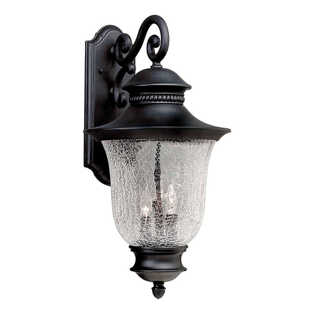 Forte Lighting 1726-03-04  Three Light Outdoor Lantern Outdoor Black