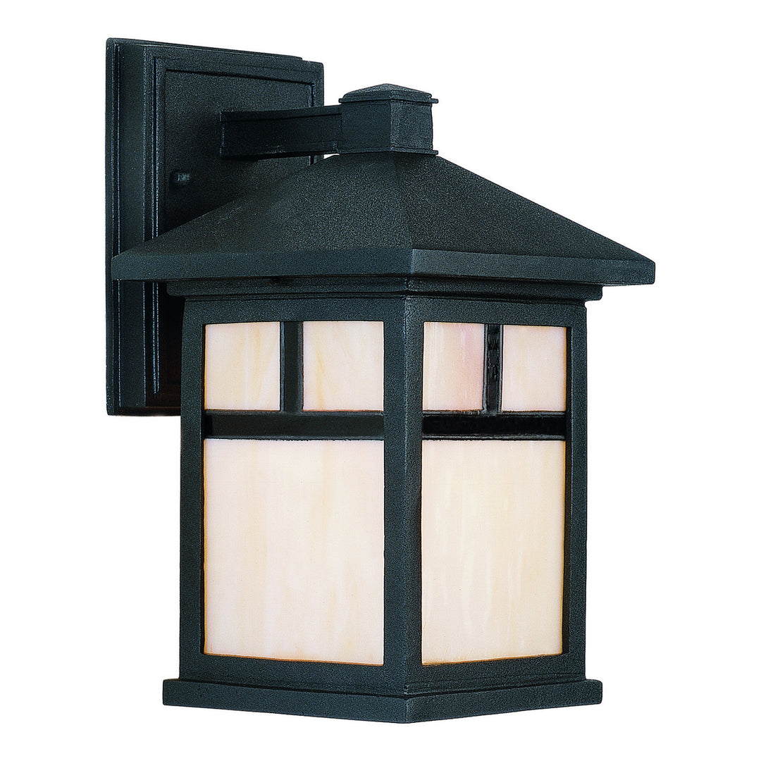 Forte Lighting 1773-01-04  One Light Outdoor Lantern Outdoor Black