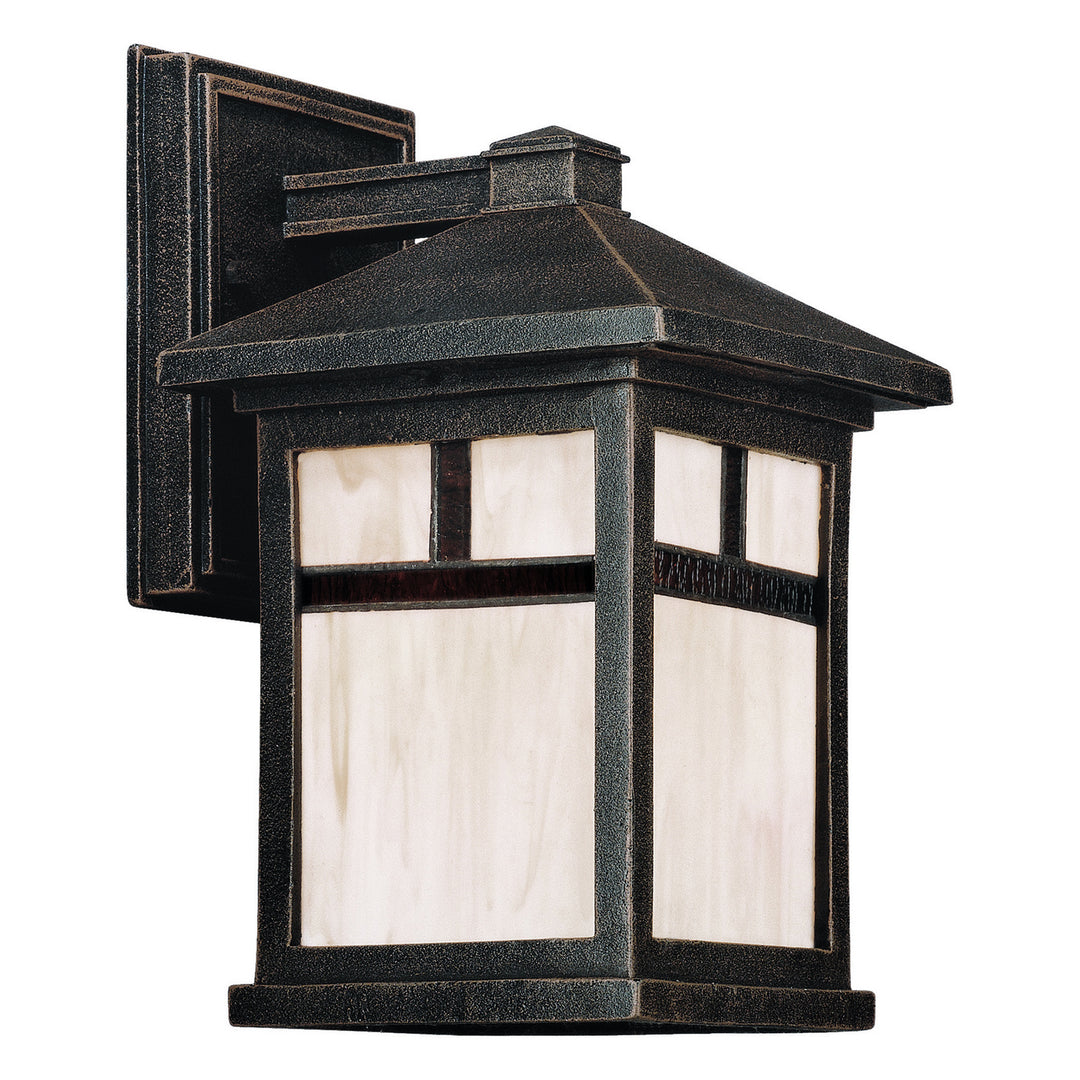 Forte Lighting 1773-01-28  One Light Outdoor Lantern Outdoor Bronze / Dark