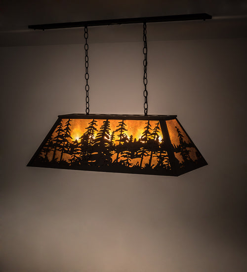 Meyda Tiffany Tall Pines 190922 Pendant Light - Wrought Iron