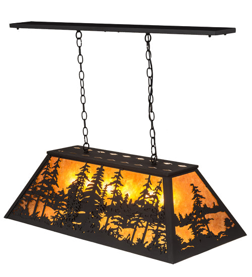 Meyda Tiffany Tall Pines 190922 Pendant Light - Wrought Iron