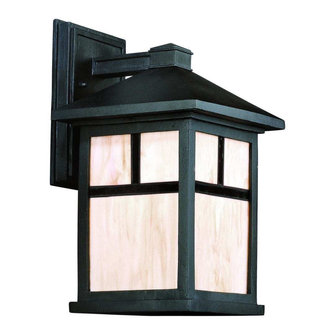 Forte Lighting 1873-01-04  One Light Outdoor Lantern Outdoor Black