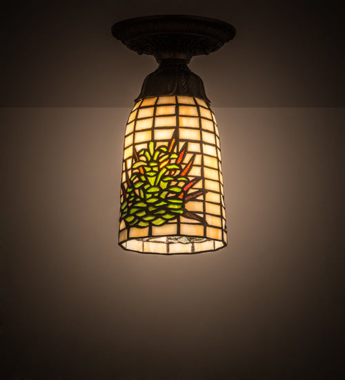 Meyda Tiffany Pine Barons 190970 Ceiling Light - Mahogany Bronze