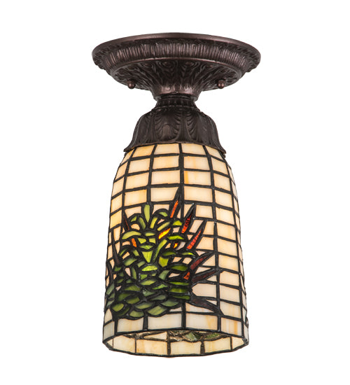 Meyda Tiffany Pine Barons 190970 Ceiling Light - Mahogany Bronze