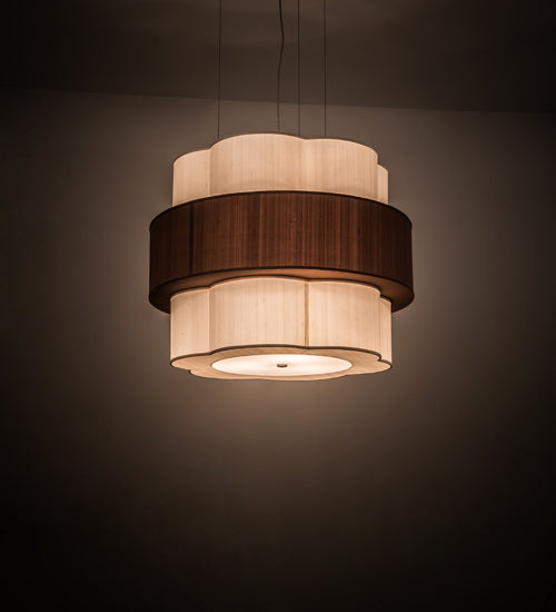 Meyda Tiffany Cilindro 191364 Chandelier Light - Nickel