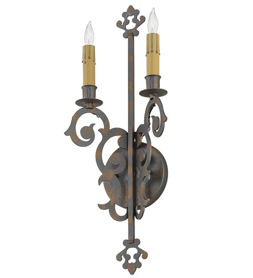 Meyda Tiffany Aneila 191582 Wall Light - French Bronzed