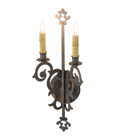 Meyda Tiffany Aneila 191582 Wall Light - French Bronzed