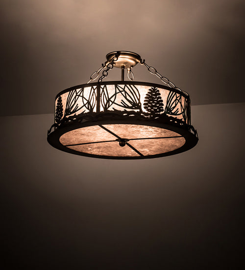 Meyda Tiffany Mountain Pine 191691 Ceiling Light - Antique Copper
