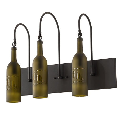 Meyda Tiffany Tuscan Vineyard 191814 Bath Vanity Light 24 in. wide - Brass Tint