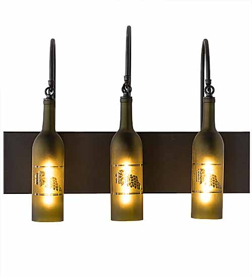 Meyda Tiffany Tuscan Vineyard 191814 Bath Vanity Light 24 in. wide - Brass Tint