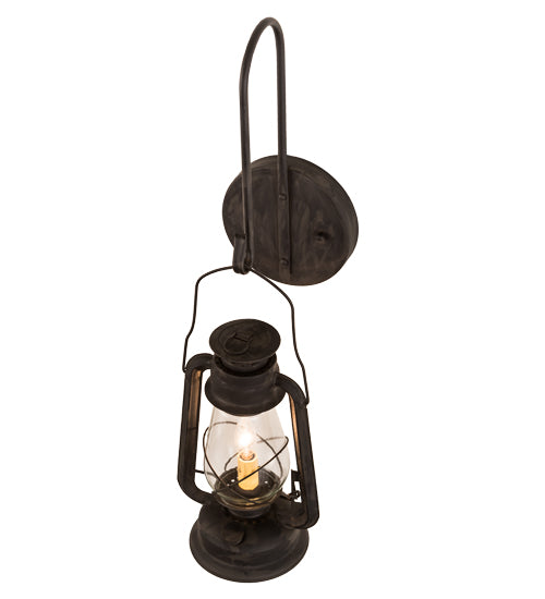 Meyda Tiffany Miners Lantern 191984 Wall Light - Costello Black