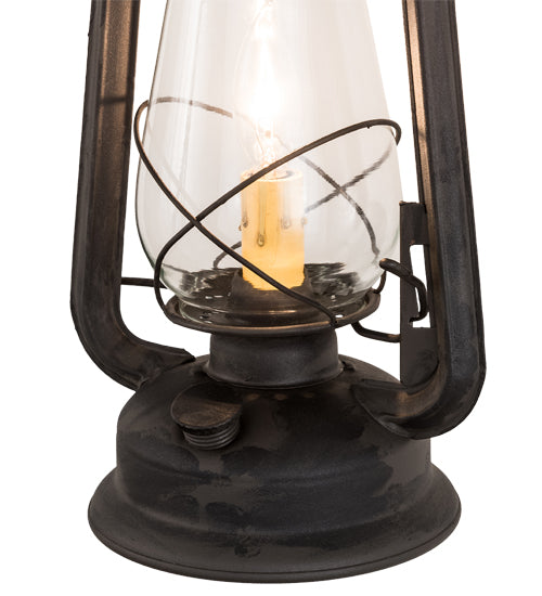 Meyda Tiffany Miners Lantern 191984 Wall Light - Costello Black