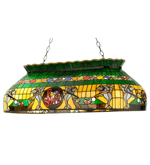 Meyda Tiffany Pool Shark 19204 Pendant Light - Ha Green Red