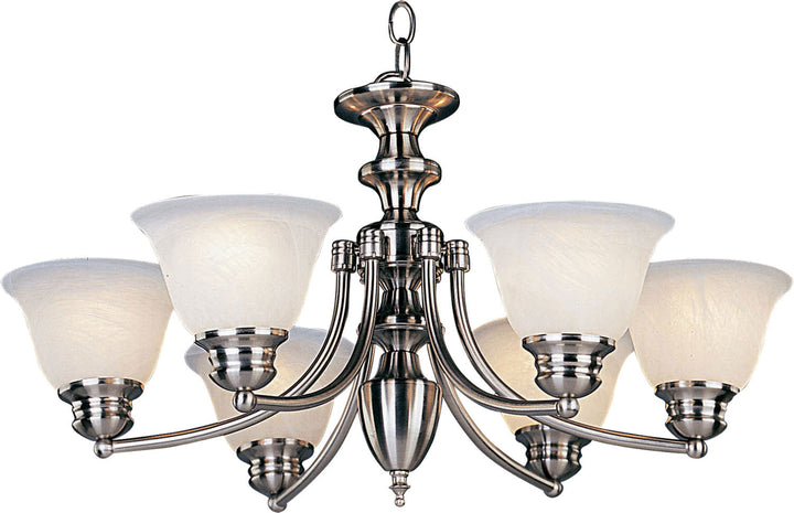 Maxim Malaga 2684MRSN Chandelier Light - Satin Nickel