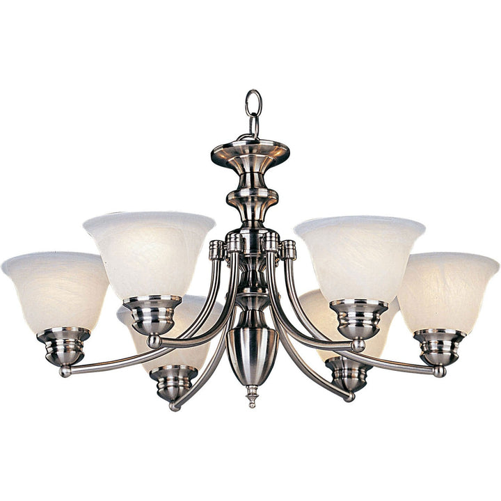 Maxim Malaga 2684MRSN Chandelier Light - Satin Nickel