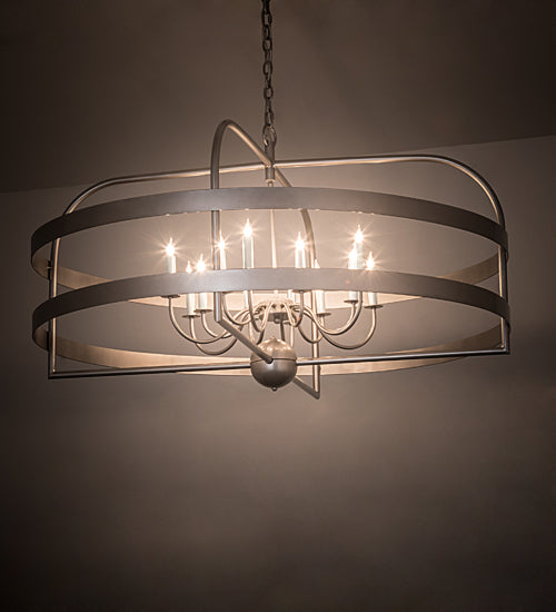Meyda Tiffany Aldari 192243 Chandelier Light - Nickel
