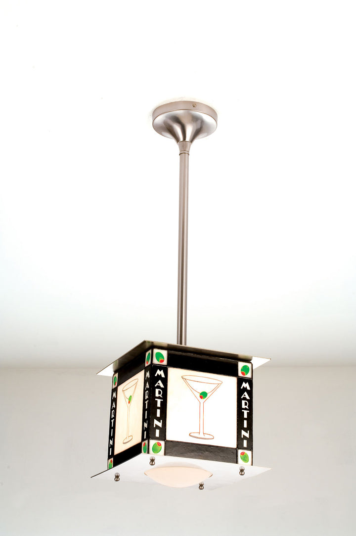 Meyda Tiffany Martini 15120 Pendant Light - Pewter