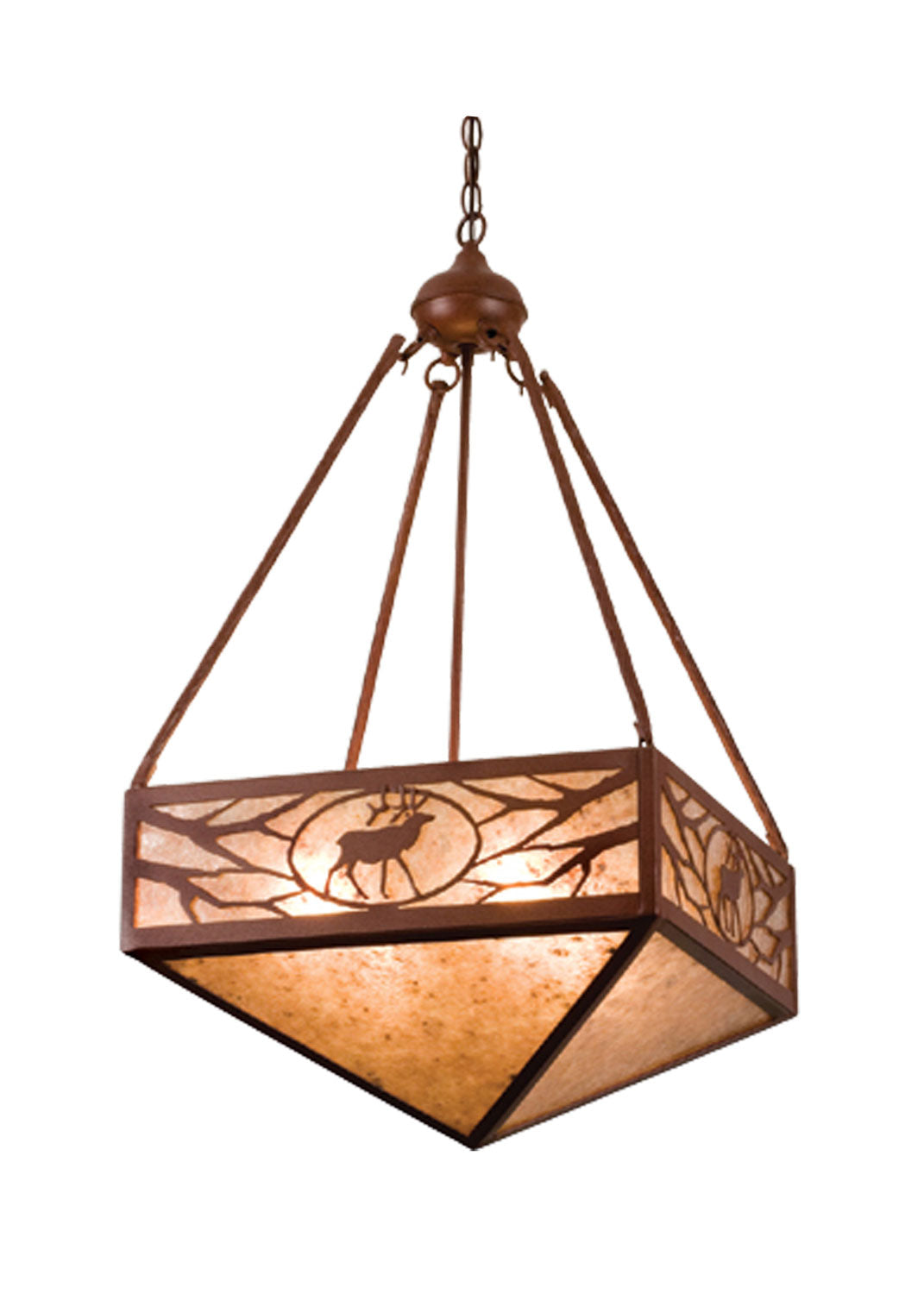 Melissa Lone Elk 15308 Pendant Light - Rust