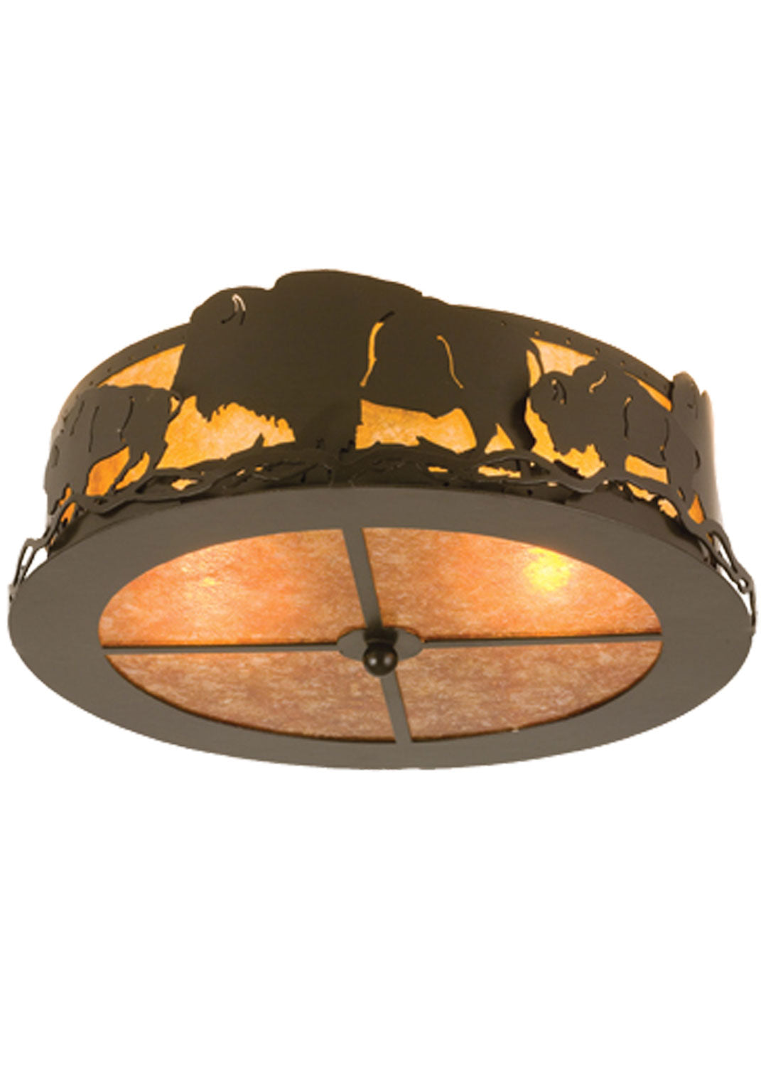 Meyda Tiffany Buffalo 15399 Ceiling Light - Timeless Bronze