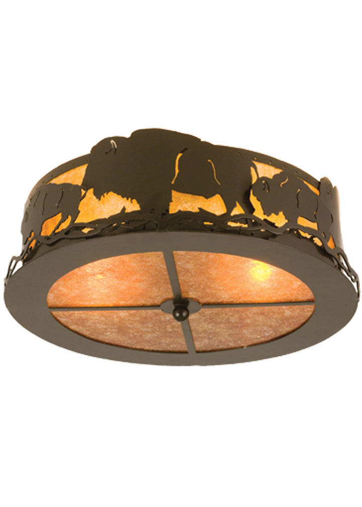 Meyda Tiffany Buffalo 15399 Ceiling Light - Timeless Bronze