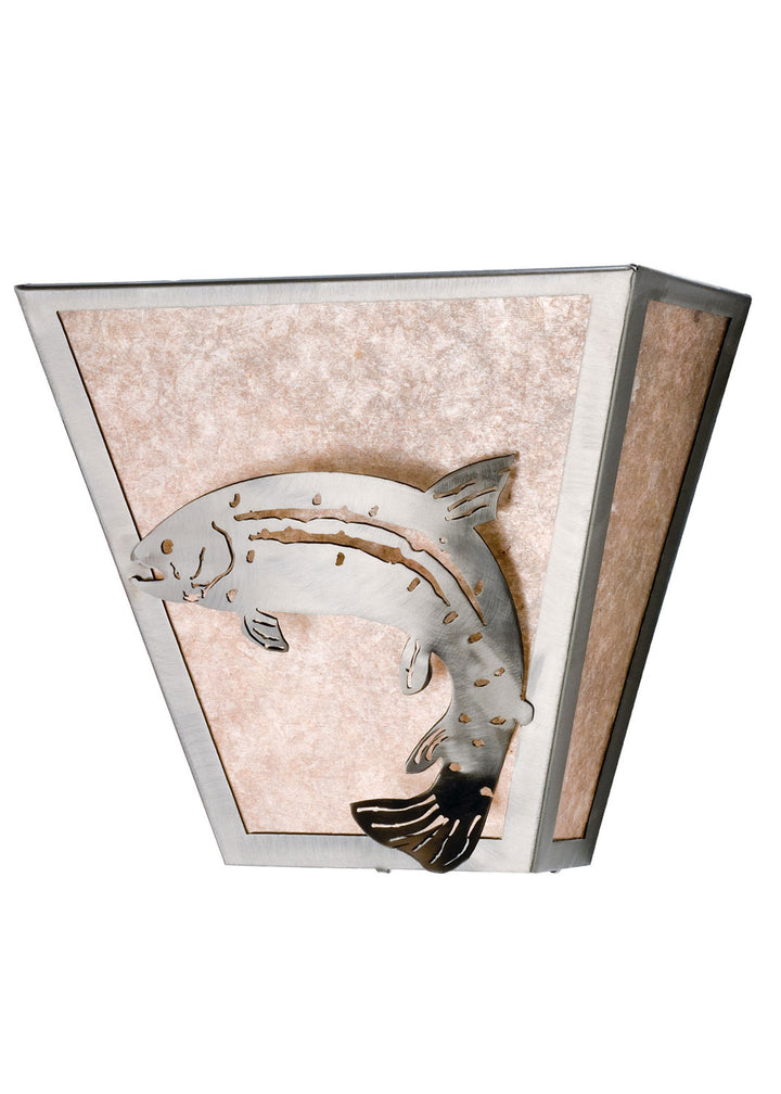 Meyda Tiffany Leaping Trout 15676 Wall Light - Steel