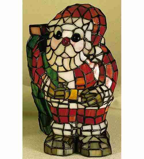 Meyda Tiffany Lighting 16613 Santa Claus Accent Lamp Lamp Multicolored