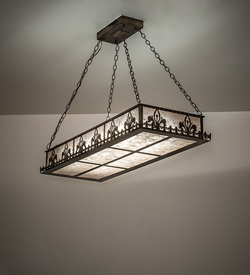 Meyda Tiffany Gothic Fleur-De-Lis 19234 Pendant Light - Antique Copper