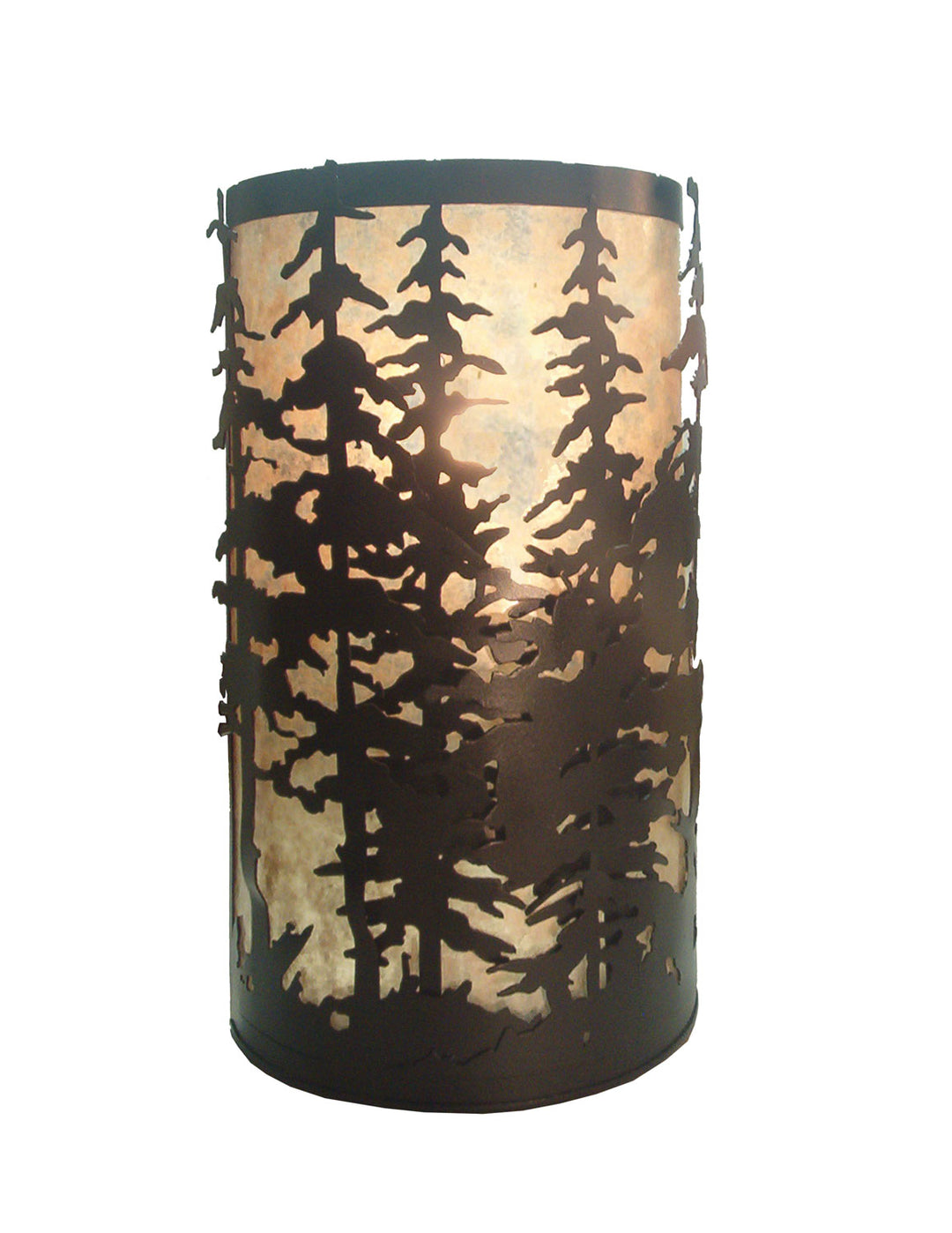 Meyda Tiffany Tall Pines 17289 Wall Light - Craftsman Brown,Oil Rubbed Bronze