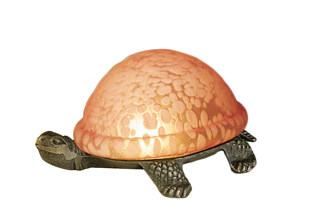 Meyda Tiffany Lighting 18005 Turtle One Light Accent Lamp Lamp Bronze / Dark