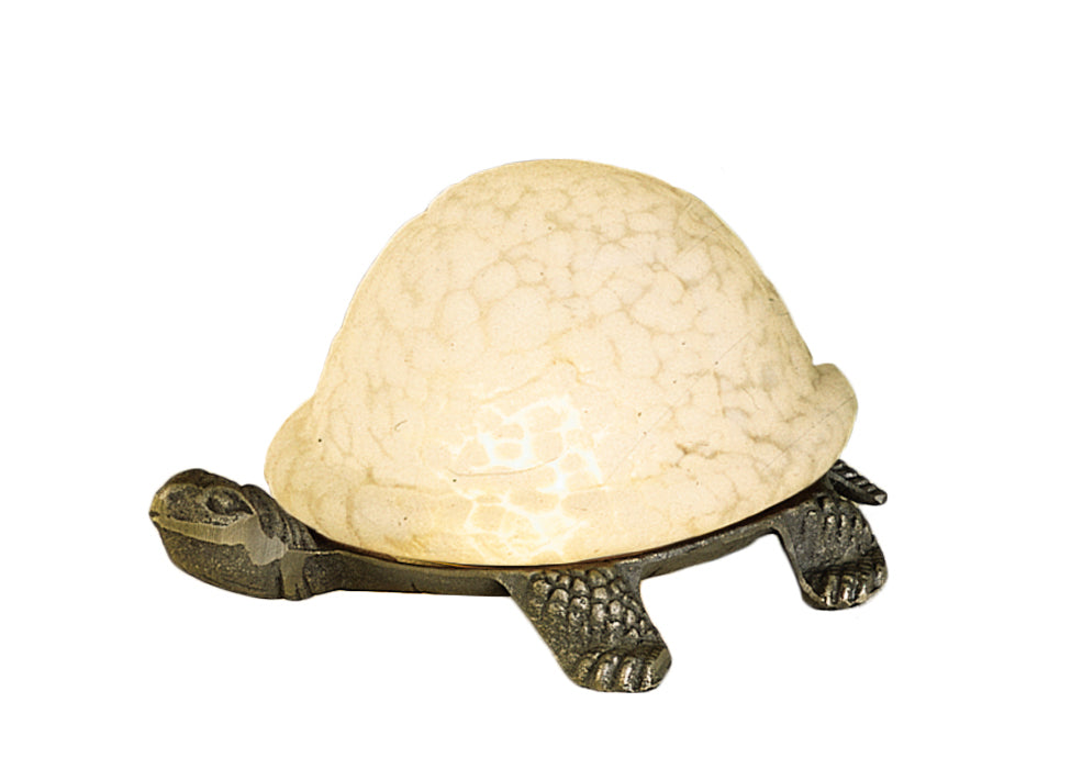 Meyda Tiffany Lighting 18007 Turtle One Light Accent Lamp Lamp Bronze / Dark