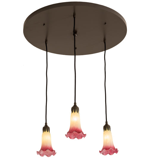Meyda Tiffany Pond Lily 192383 Pendant Light - Timeless Bronze