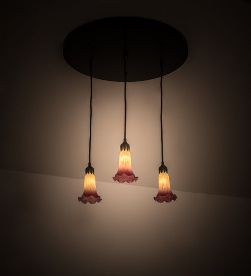 Meyda Tiffany Pond Lily 192383 Pendant Light - Timeless Bronze